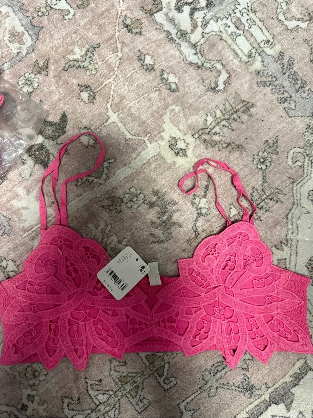 Free People Intimately Bali Soleil Bralette- Pink